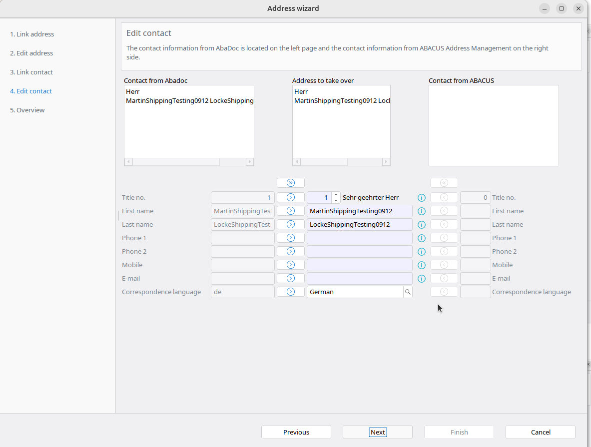 Map Shipping addresses