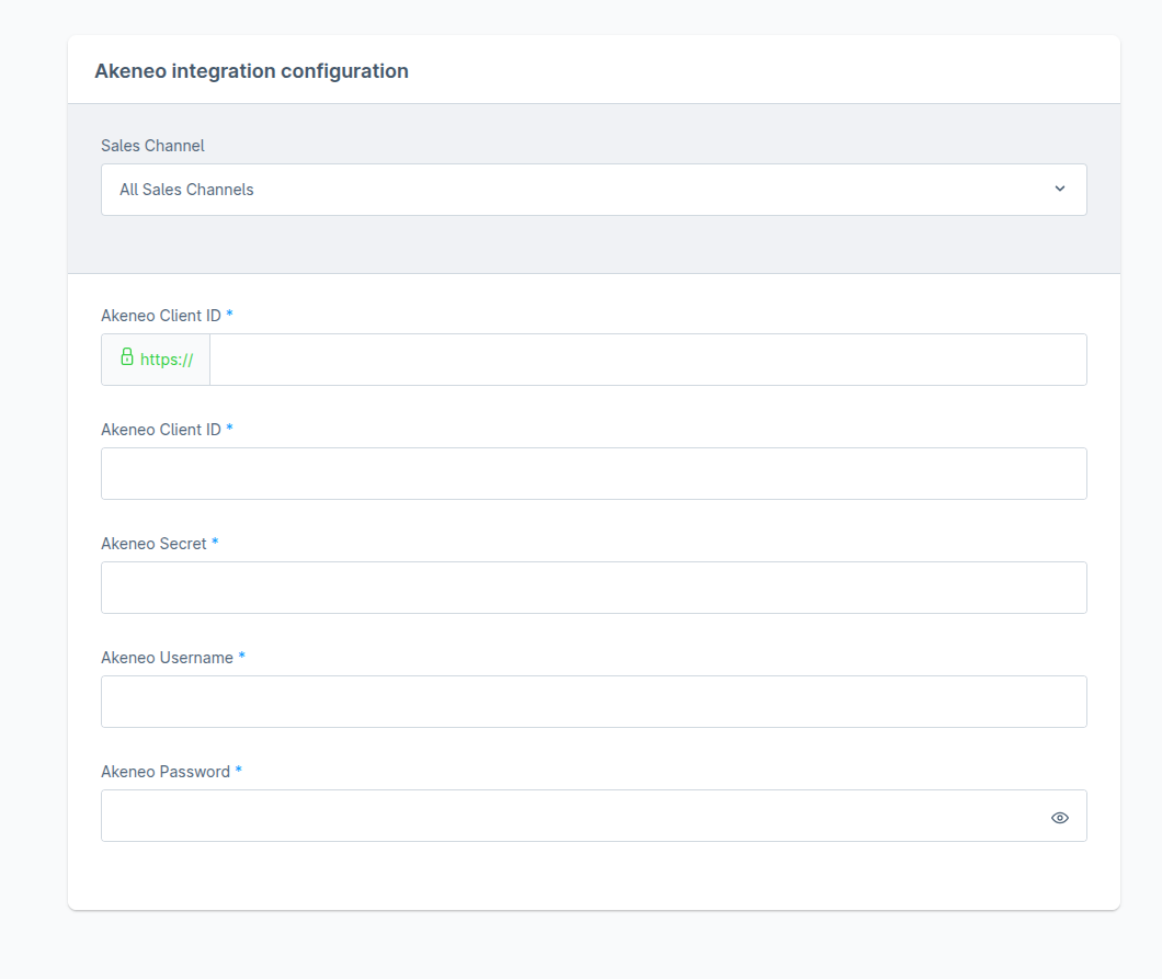Plugin configuration