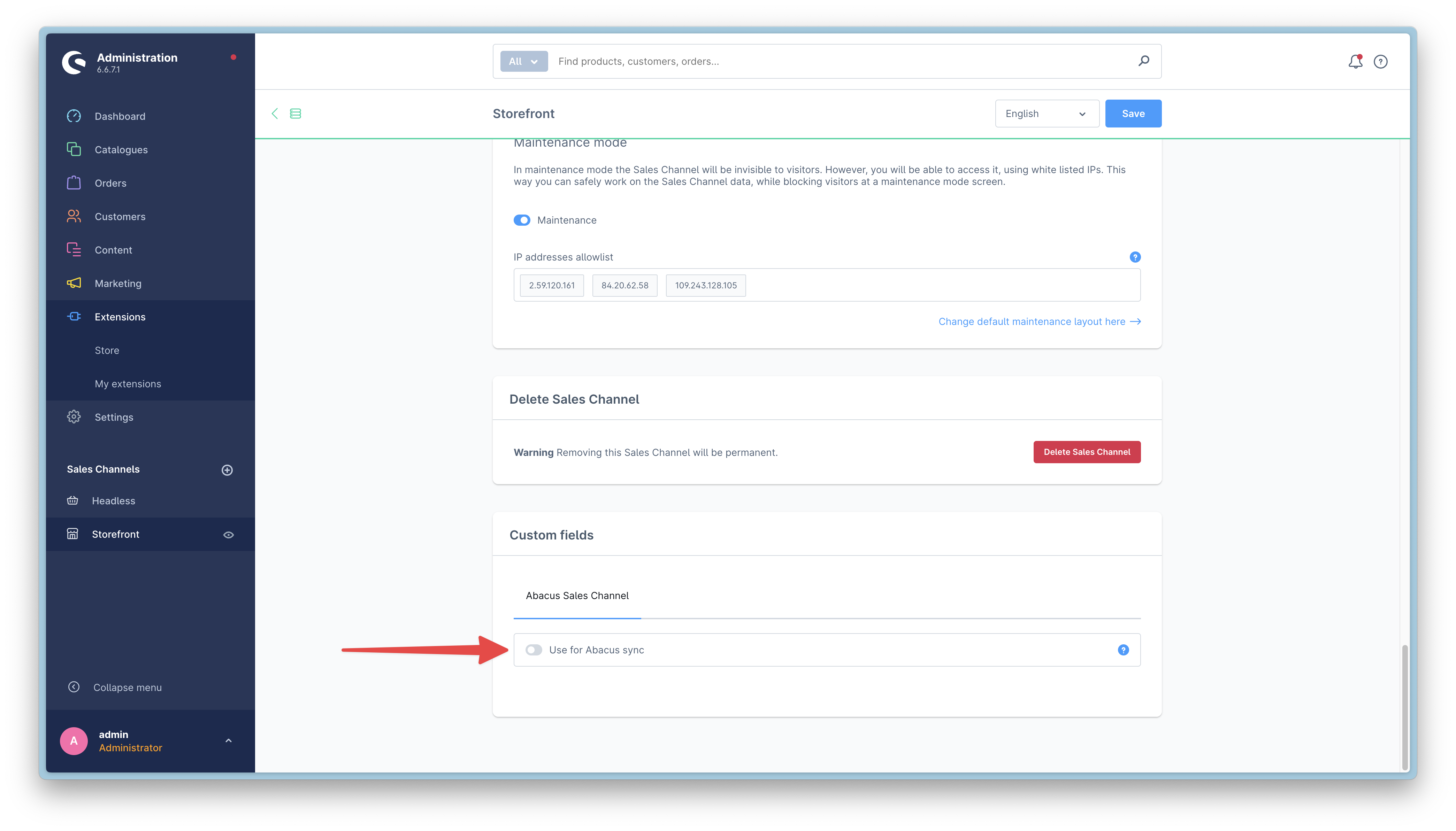 Multi-tenant configuration